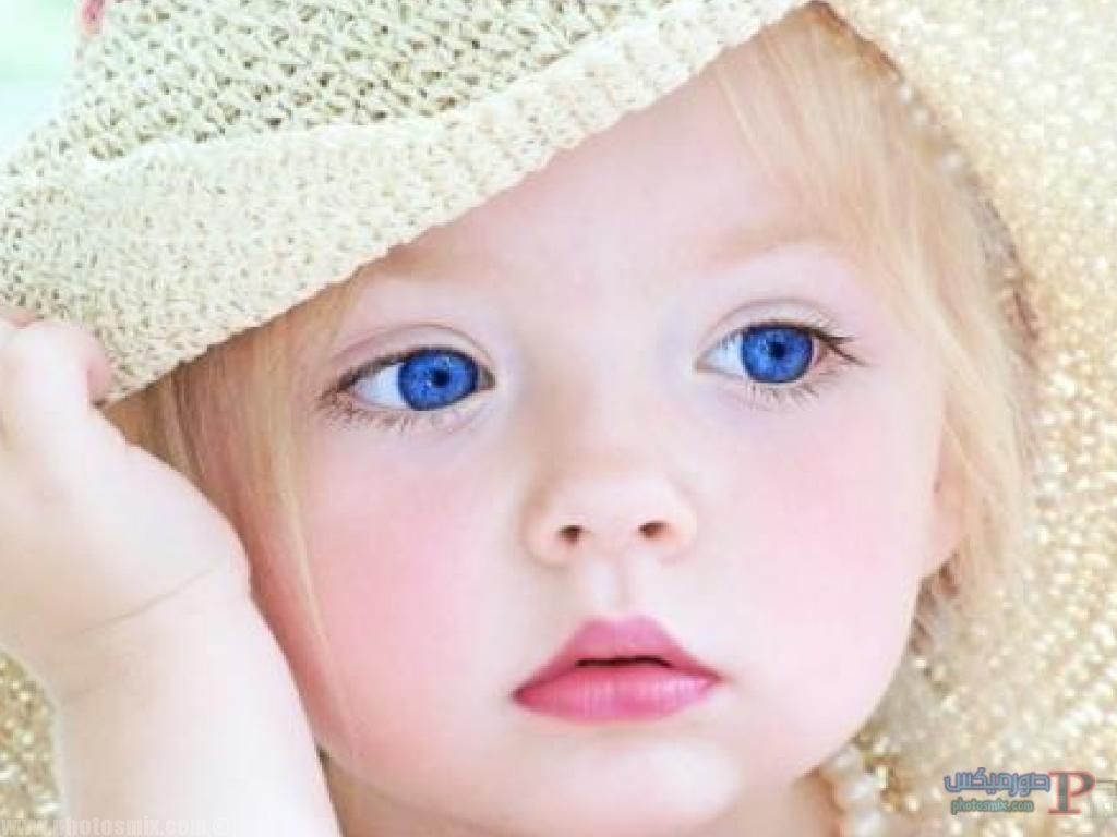اطفال جميلة بعيون زرقاء 2